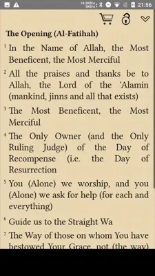 Quran android App screenshot 1